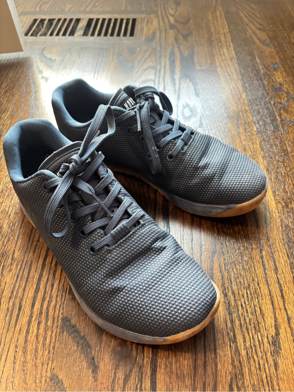 NOBULL Black Athletic Trainer with Gum Outsole
